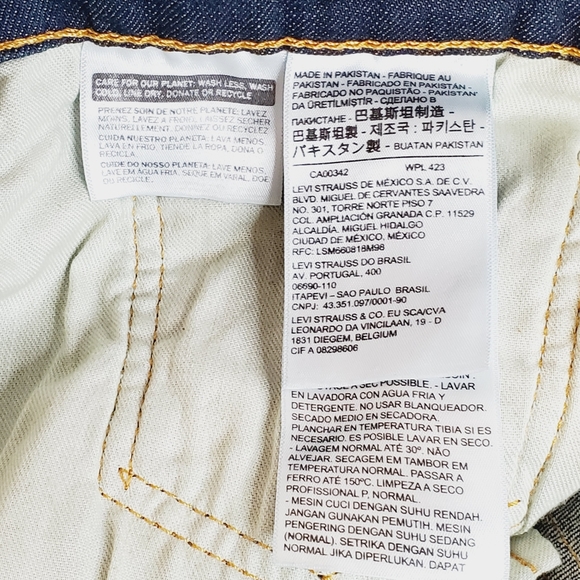 Levi's Men's 559 Big & Tall Relaxed Fit Jean's - Picture 7 of 12
